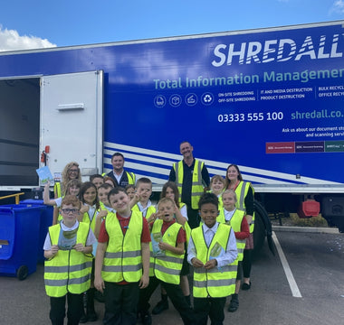 Shredall SDS Group Supports Recycling Week at Hawthorne Primary School