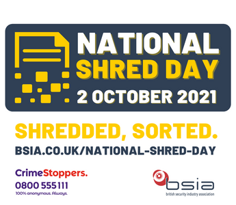 BSIA’s National Shred Day – 2nd October 2021