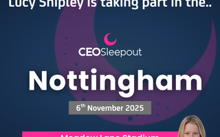 Shredall SDS Group director joins CEO Sleepout Nottingham to fight  homelessness