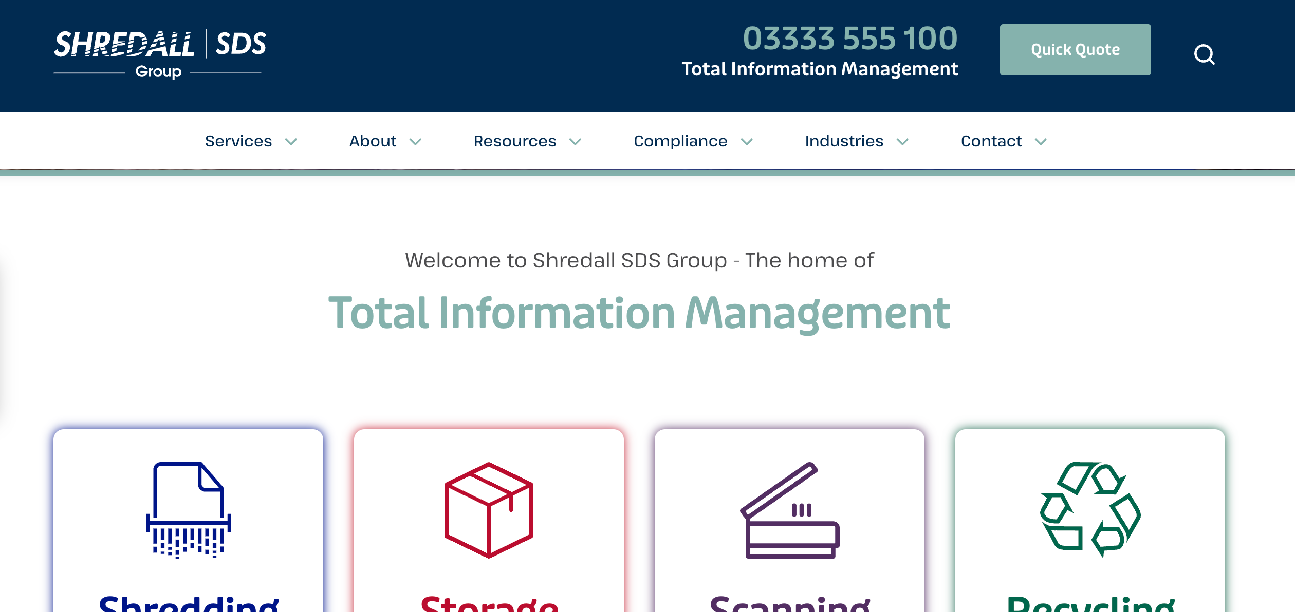 Say Hello to Our New Website! | Shredall SDS Group