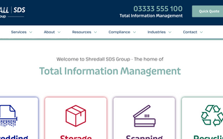 shredall sds group new website.