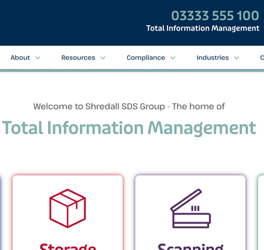 shredall sds group new website.